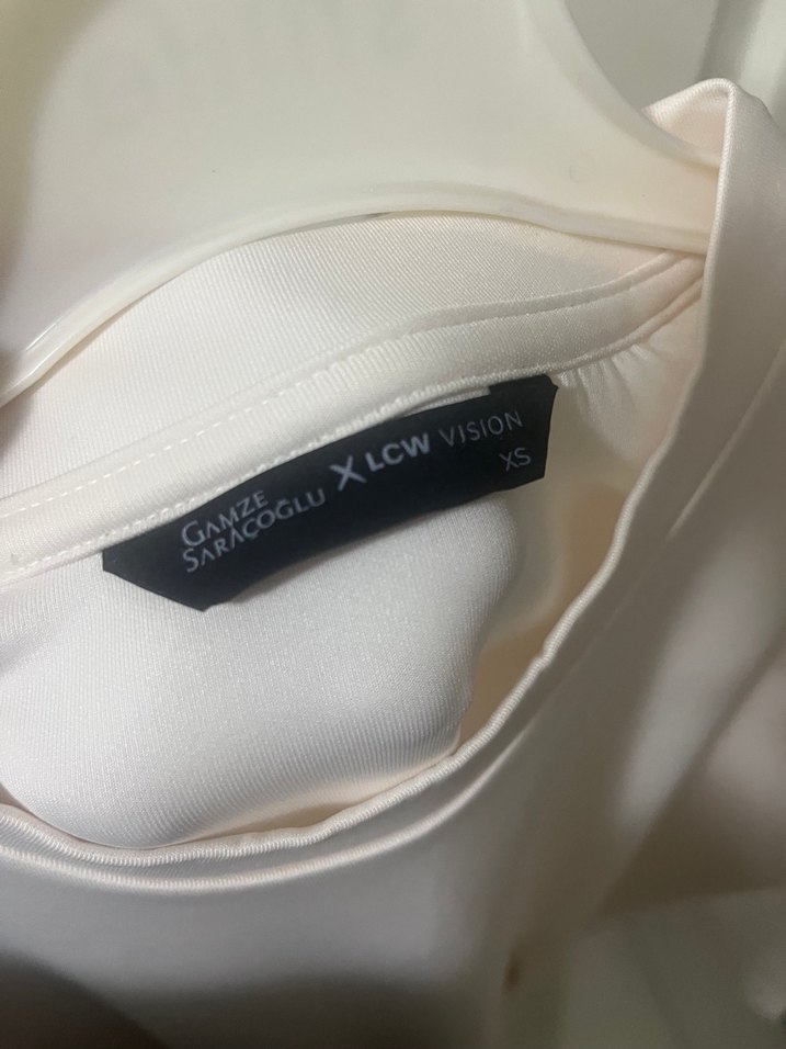 Beyaz Kadın Uzun Kollu Sweatshirt - Görsel 3