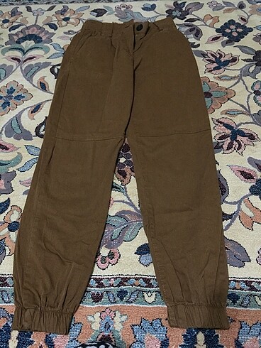 Bershka Kahverengi Kargo Pantolon