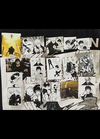  Beden Jujutsu Kaisen Toji Fushiguro Sticker Set