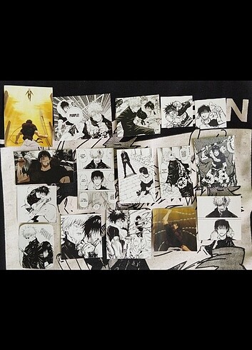 Özel ilan 6 paket jujutsu kaisen set