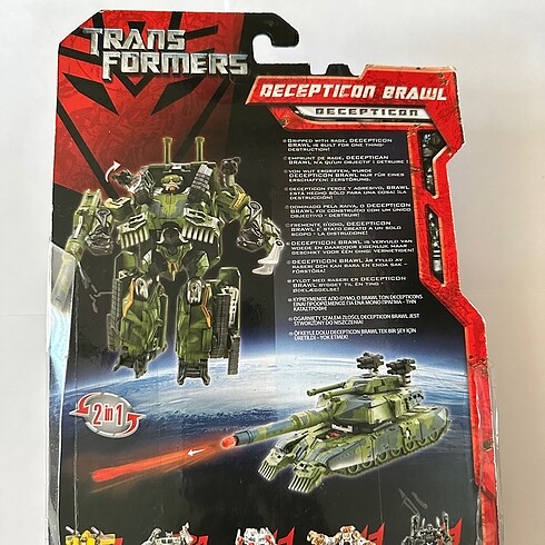 Beden Renk Hasbro Transformers Movie Mainline Brawl Figür
