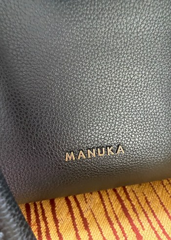 Beden siyah Renk Manuka Siyah Deri Kadın Çanta