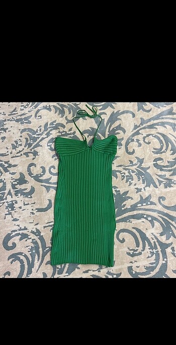Trendyol yeşil triko elbise