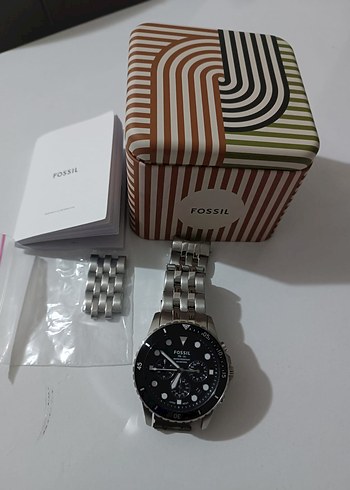 Fossil Siyah Analog Erkek Kol Saati