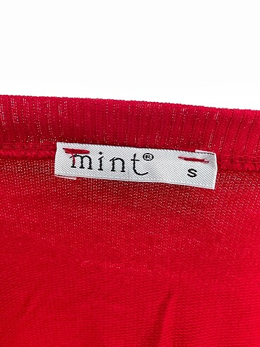 s Beden kırmızı Renk Mint! Sweatshirt %70 İndirimli.