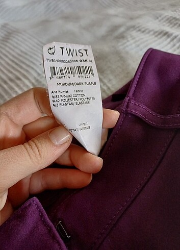 Twist Twist bağcıklı düşük bel pantalon