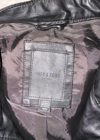 Only&Sons Erkek Deri Ceket - Görsel 2