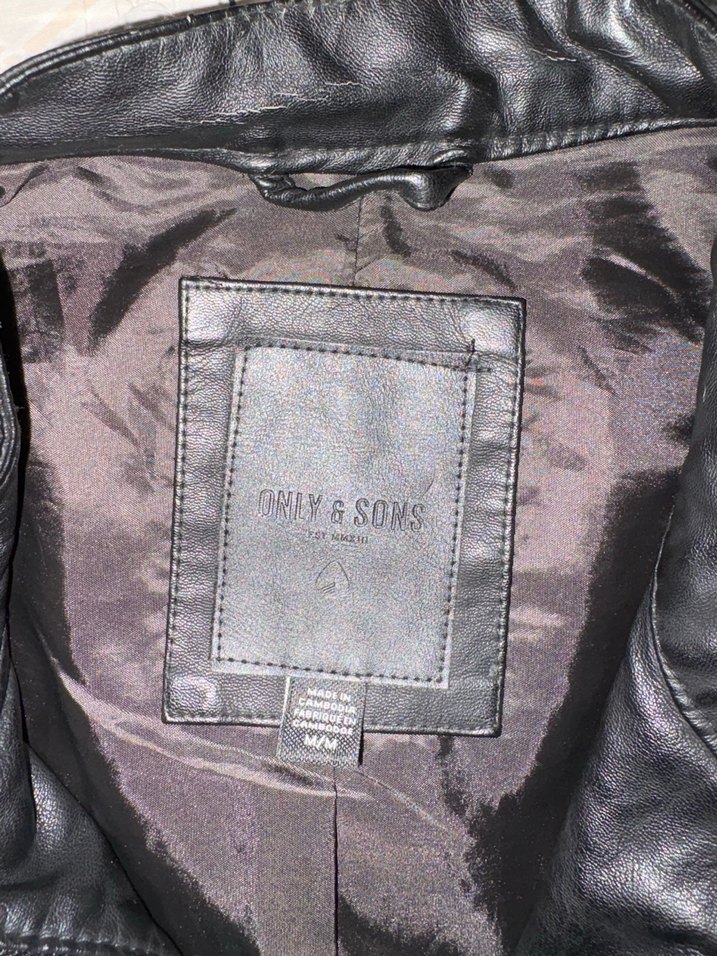 Only&Sons Erkek Deri Ceket - Görsel 2