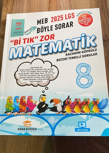 MEB 2025 LGS Matematik Bi'tık Zor Soru Kitabı