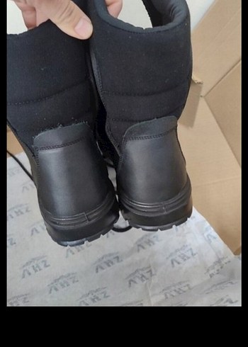 Siyah askeri bot - Görsel 4