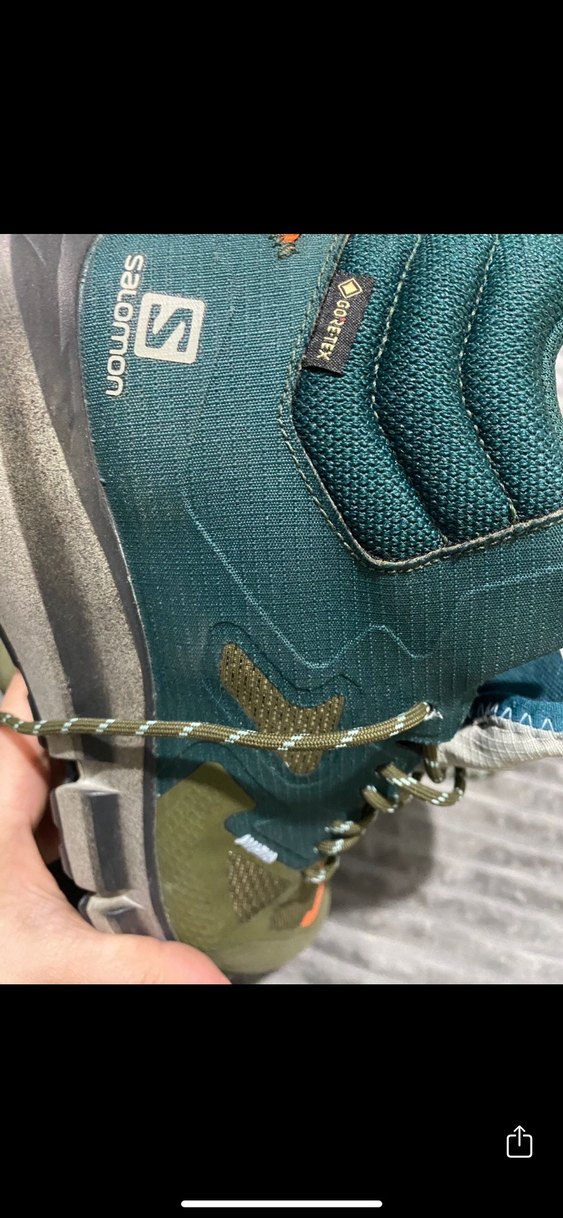 Turkuaz Gri Bağcıklı Erkek Spor Outdoor Ayakkabı - Görsel 4