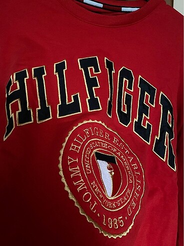 Tommy Hilfiger tommy hilfiger kırmızı kolej sweatshirt