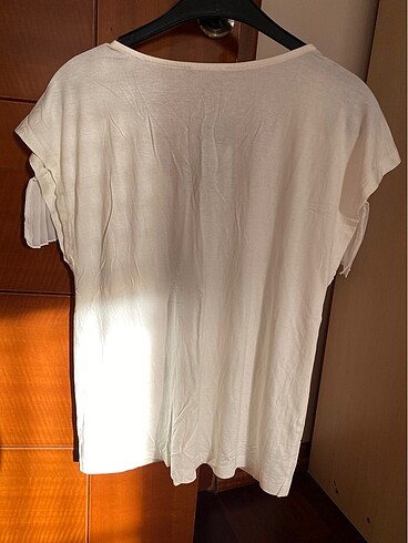 trendyolmilla beyaz tişört - Görsel 3