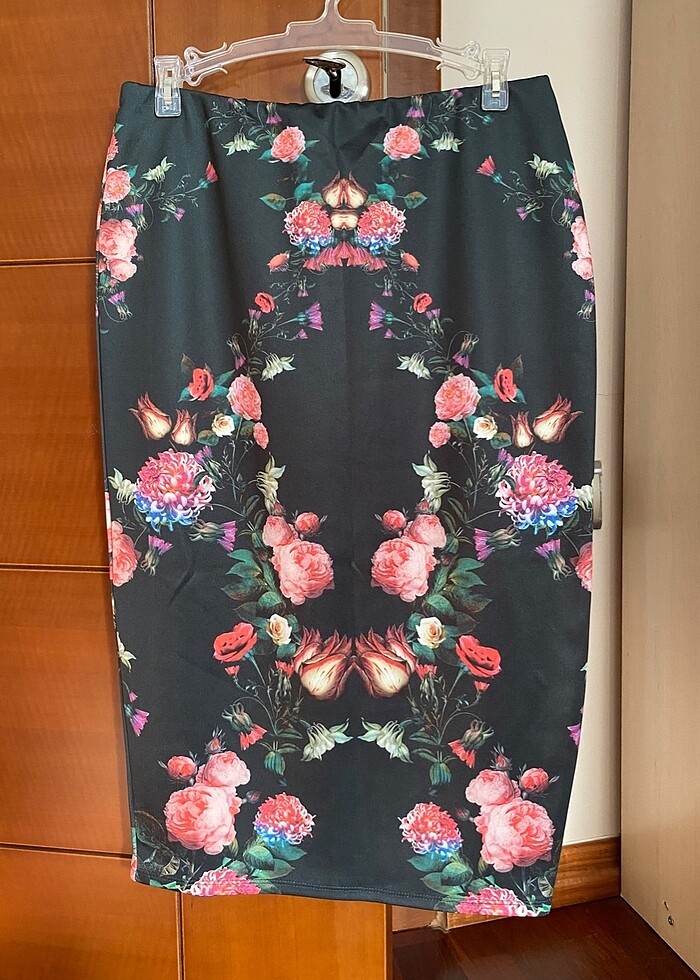 koton çiçekli kalem etek - Görsel 2