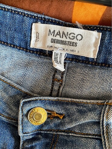 mango girlfriend kot pantolon - Görsel 5