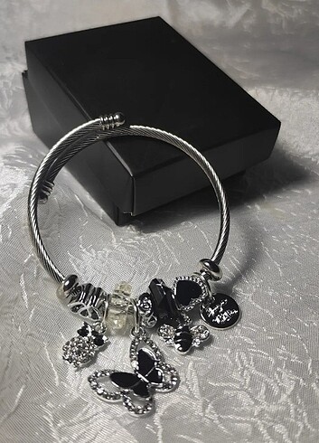 Tasarımcı Anka Handmade Paslanmaz Çelik Pandora Bileklik