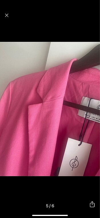 m Beden pembe Renk Blazer ceket