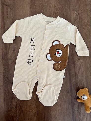 Ayılı Bear yazılı tulum