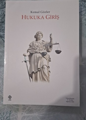 Kemal Gözler Hukuka Giriş Kitabı