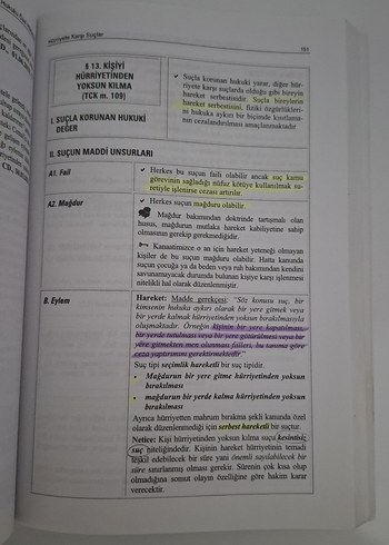 Pratik Çalışma Kitabı III - Ceza Hukuku Özel Hükümler