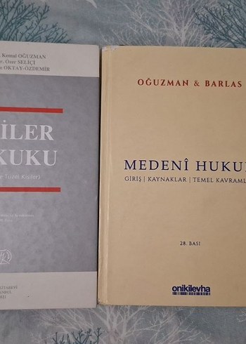 Medeni Hukuk Kitapları - Oğuzman & Barlas