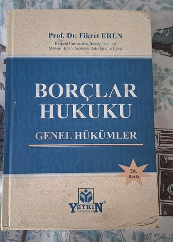 Borçlar Hukuku Genel Hükümler Kitabı