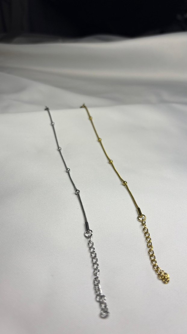 Zincir Detaylı Minimalist Kadın Bileklik - Görsel 2