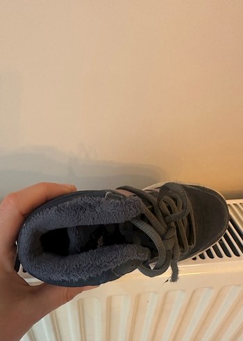 Kız Çocuk Gri Pembe Çizgili Spor Ayakkabı - Görsel 5