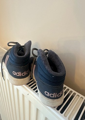 Kız Çocuk Gri Pembe Çizgili Spor Ayakkabı - Görsel 3