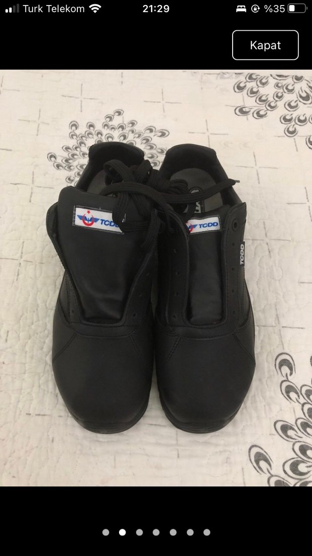 Siyah Erkek iş ayakkabısı - Görsel 2