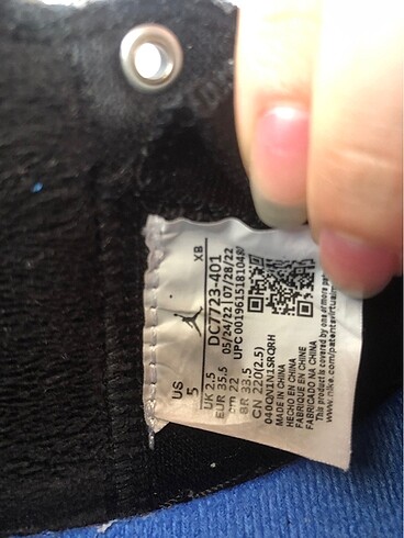 35,5 Beden lacivert Renk Nike air jordan