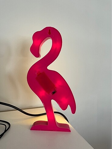  Beden Flamingo gece lambası aydınlatıcı dekor pilli