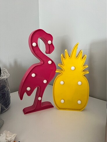  Beden pembe Renk Flamingo gece lambası aydınlatıcı dekor pilli
