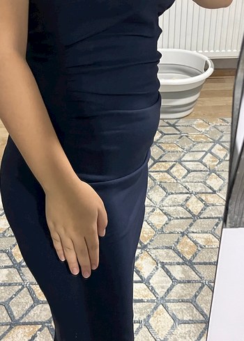m Beden Halter yaka midi elbise