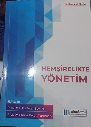 Hemşirelikte Yönetim Dersi