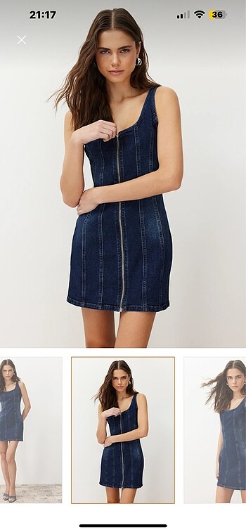 Trendyol & Milla kot mini elbise
