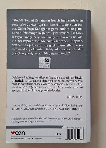 Sinekli Bakkal - Halide Edib Adıvar - Görsel 2