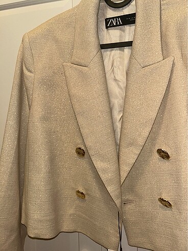 m Beden camel Renk zara kisa blazer tarzi ceket