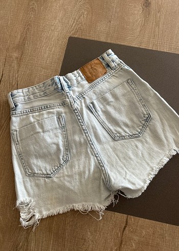 Bershka Mavi Bershka Kot Şort