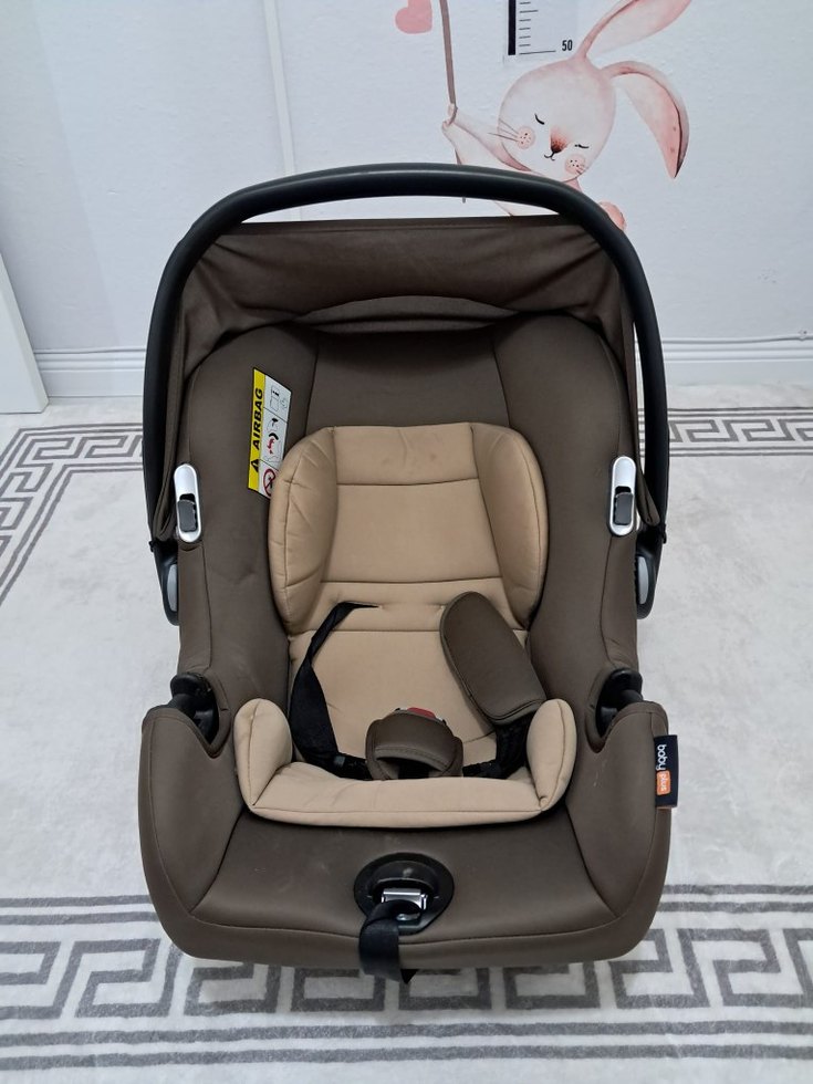 Koyu Kahverengi Bebek Oto Koltuğu - Görsel 2