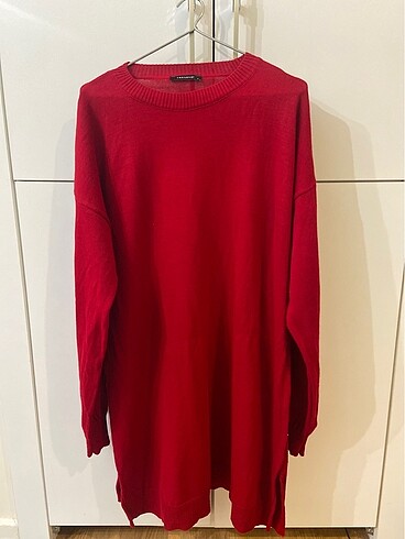 Trendyol triko tunik kırmızı