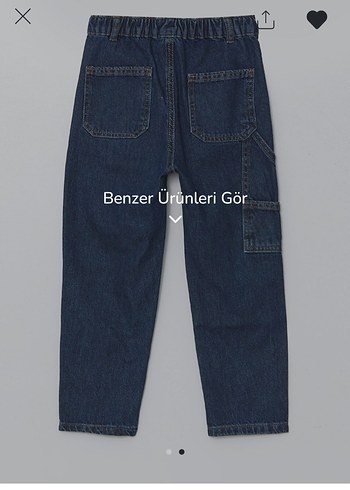 Erkek Çocuk Beli Lastikli Jean Pantolon - Görsel 2