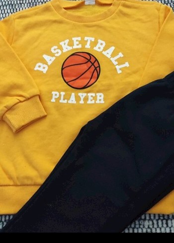 LCW Sarı Baskılı Uzun Kollu Bebek Takımı - Görsel 4