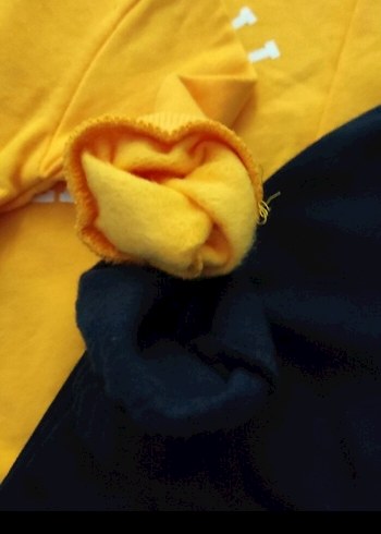 LCW Sarı Baskılı Uzun Kollu Bebek Takımı - Görsel 5