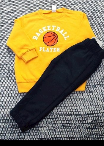 LCW Sarı Baskılı Uzun Kollu Bebek Takımı - Görsel 2