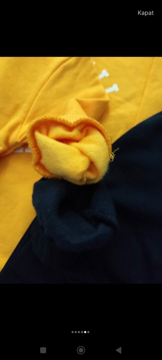 LCW Sarı Baskılı Uzun Kollu Bebek Takımı - Görsel 5