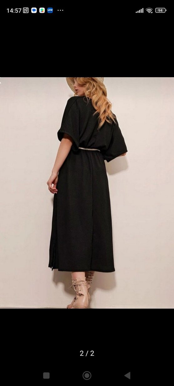 siyah elbise - Görsel 2