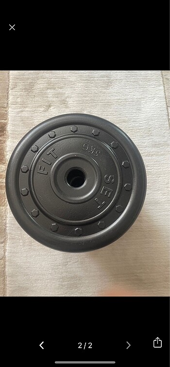  AĞIRLIK / HERBİRİ 5kg , TOPLAM 20kg