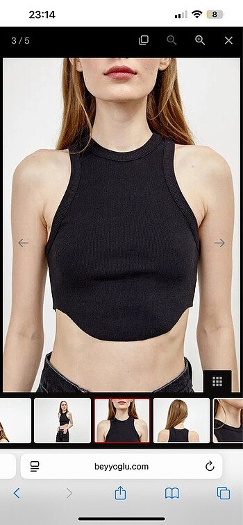 s Beden beyyoglu crop top