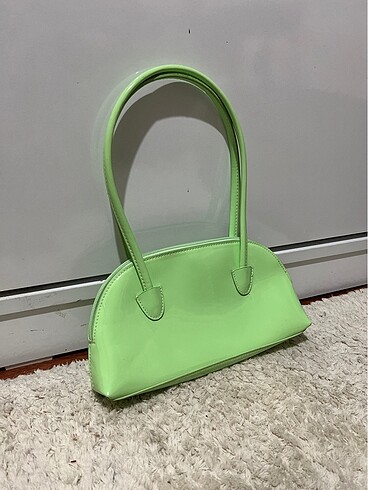 h&m fistik yesili neon yesil canta